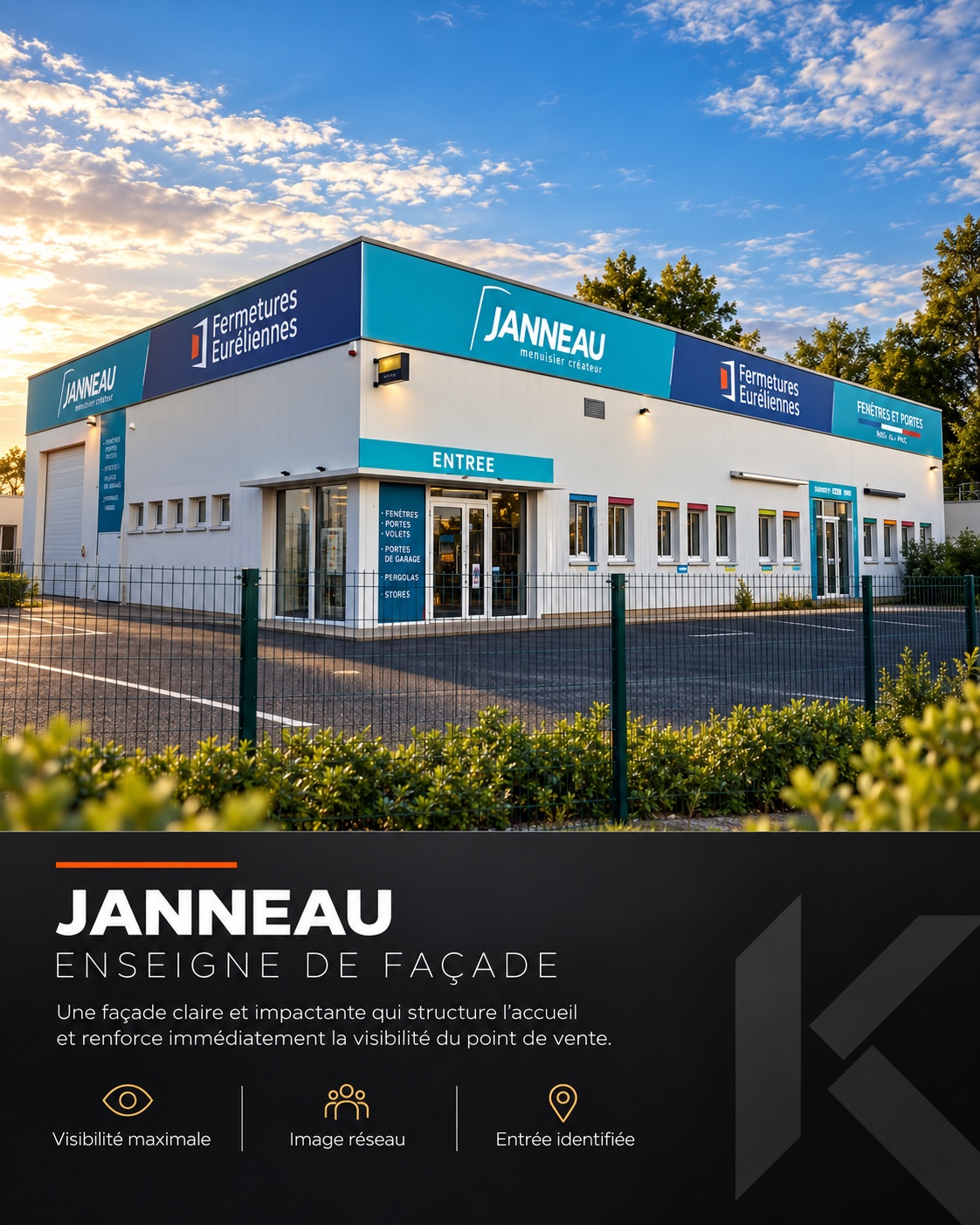 Janneau — Enseigne de façade