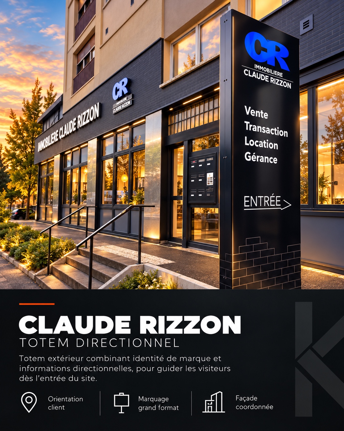 Claude Rizzon — Totem directionnel