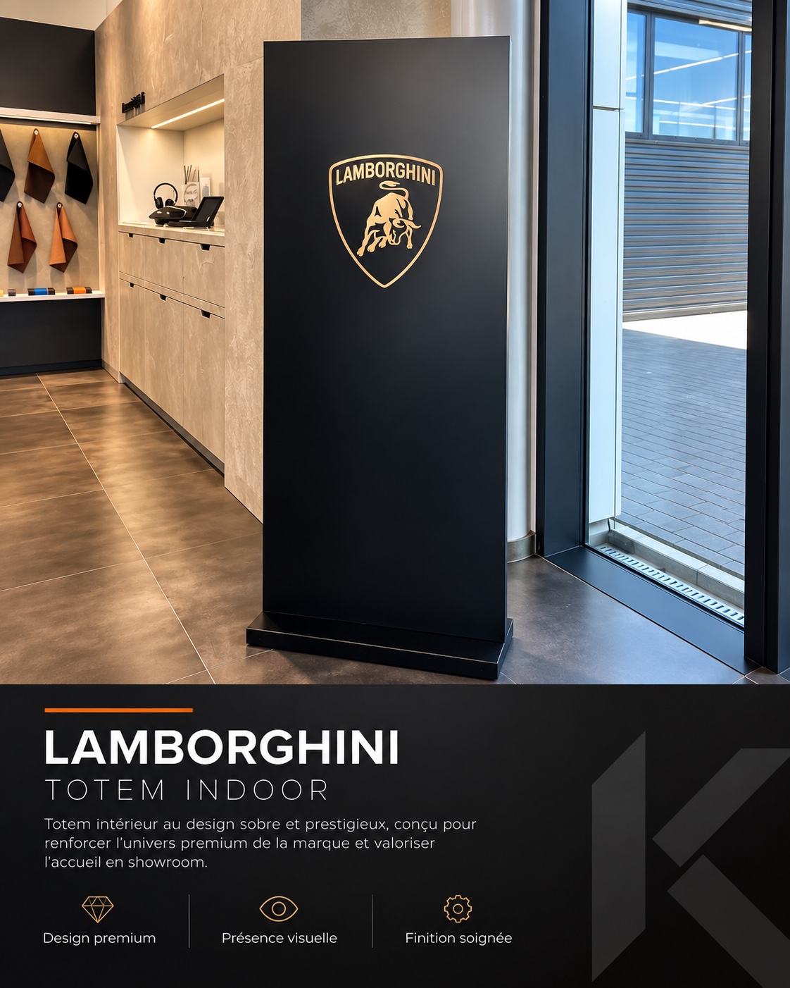 Lamborghini — Totem intérieur